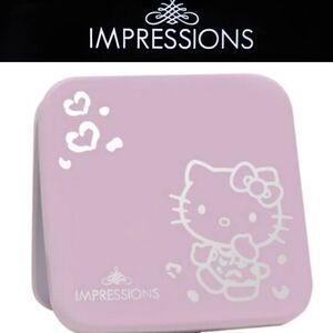 Impressions X Hello Kitty SuperCute Compact Mirror w/Magnification- Pink